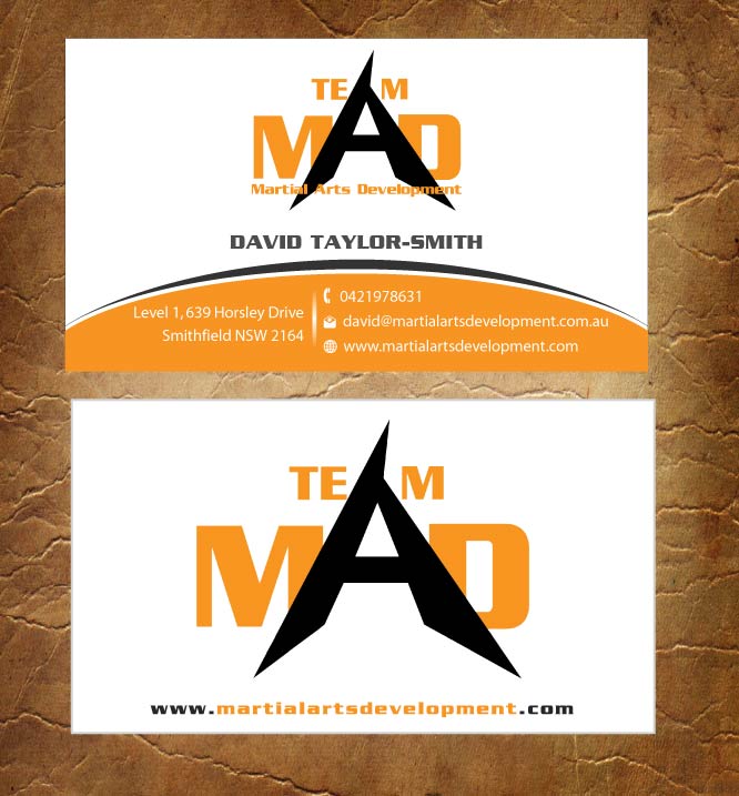 Business Card Design by Sandy1155 for Martial Arts Development | Design #3374514