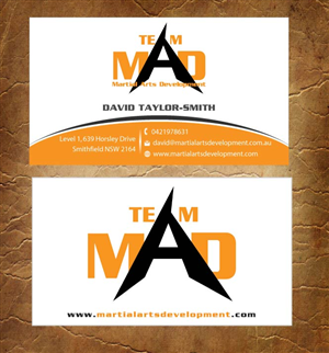 Business Card Design by Sandy1155 for Martial Arts Development | Design: #3374514