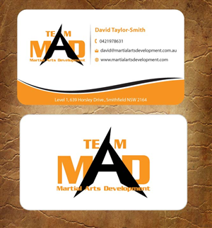 Business Card Design by Sandy1155 for Martial Arts Development | Design: #3374517