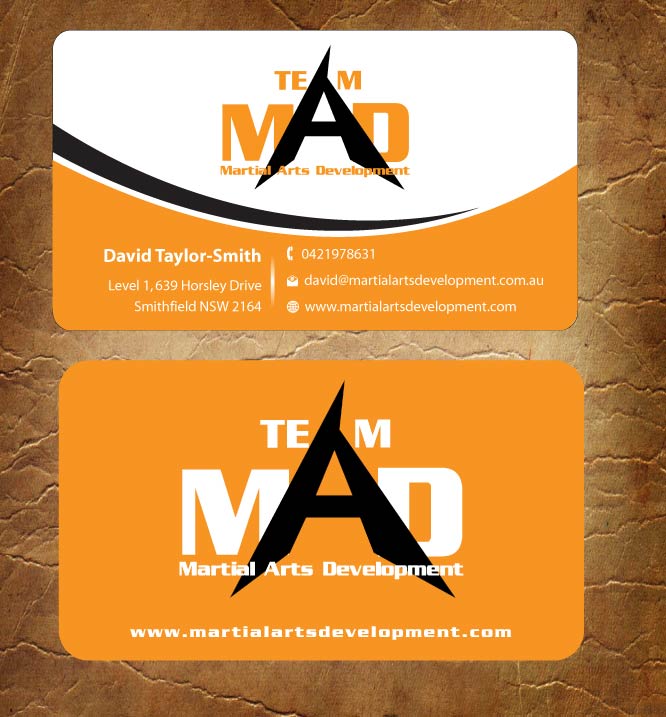 Business Card Design by Sandy1155 for Martial Arts Development | Design #3374526