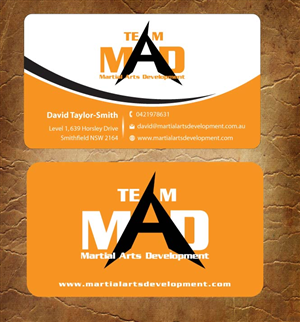 Business Card Design by Sandy1155 for Martial Arts Development | Design: #3374526
