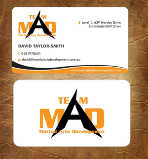 Business Card Design by Sandy1155 for Martial Arts Development | Design: #3374533