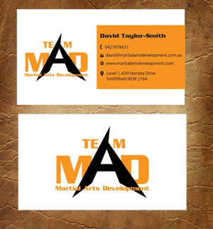 Business Card Design by Sandy1155 for Martial Arts Development | Design: #3374610
