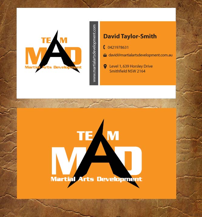 Business Card Design by Sandy1155 for Martial Arts Development | Design #3374618