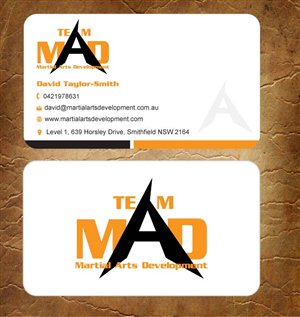 Business Card Design by Sandy1155 for Martial Arts Development | Design: #3374693