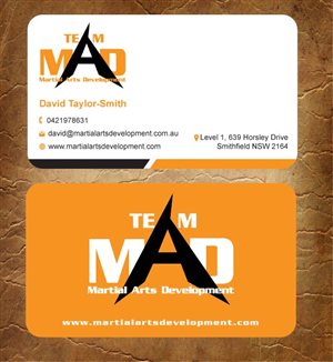 Business Card Design by Sandy1155 for Martial Arts Development | Design: #3374698