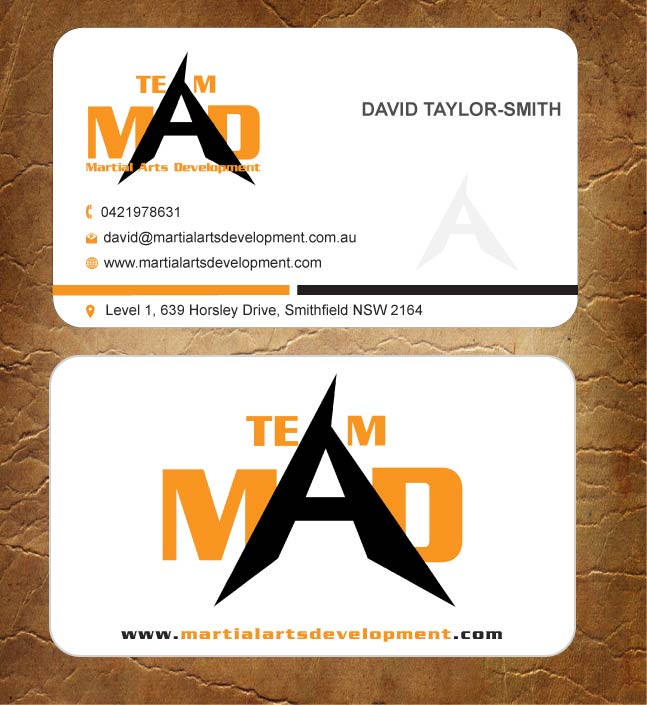 Business Card Design by Sandy1155 for Martial Arts Development | Design #3374703