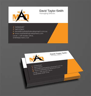 Business Card Design by kousik for Martial Arts Development | Design #3375076
