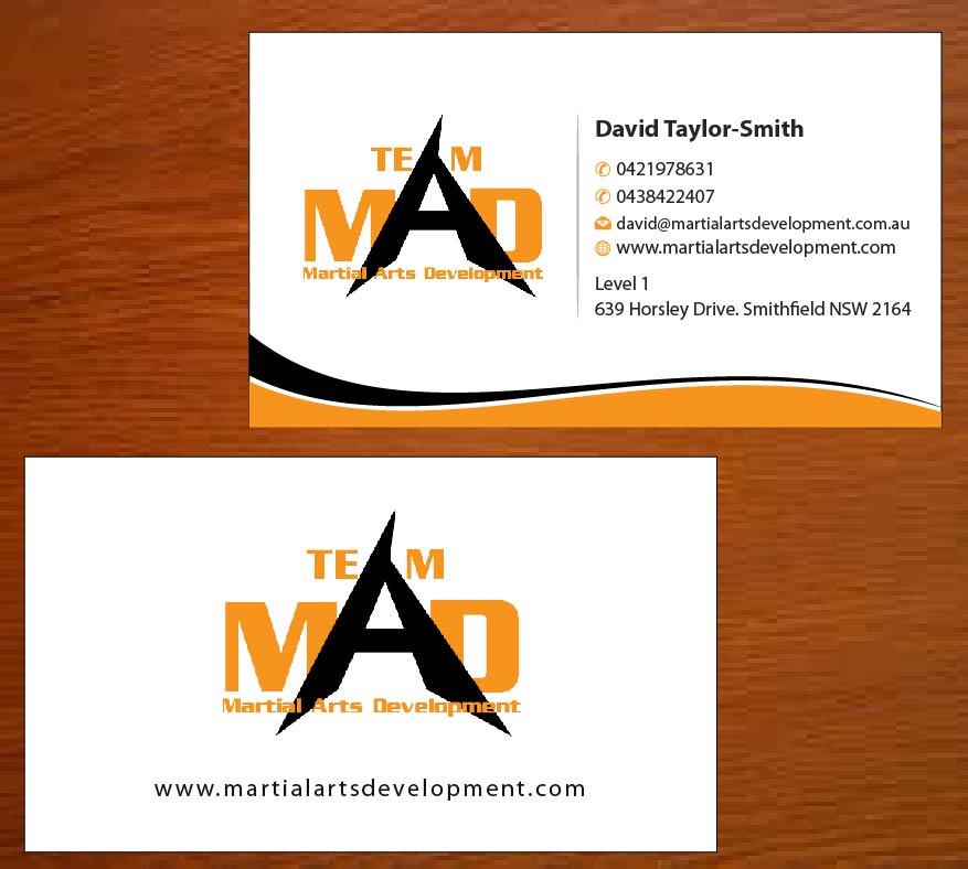 Business Card Design by Joy16589 for Martial Arts Development | Design #3374640
