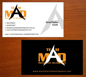 Business Card Design by Joy16589 for Martial Arts Development | Design: #3374645
