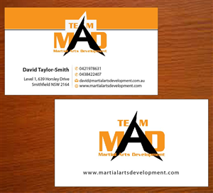 Business Card Design by Joy16589 for Martial Arts Development | Design: #3374671
