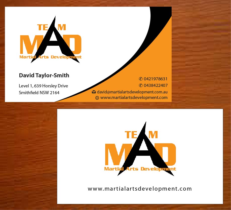 Business Card Design by Joy16589 for Martial Arts Development | Design #3374678