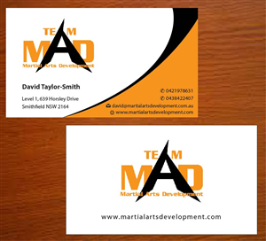 Business Card Design by Joy16589 for Martial Arts Development | Design: #3374678