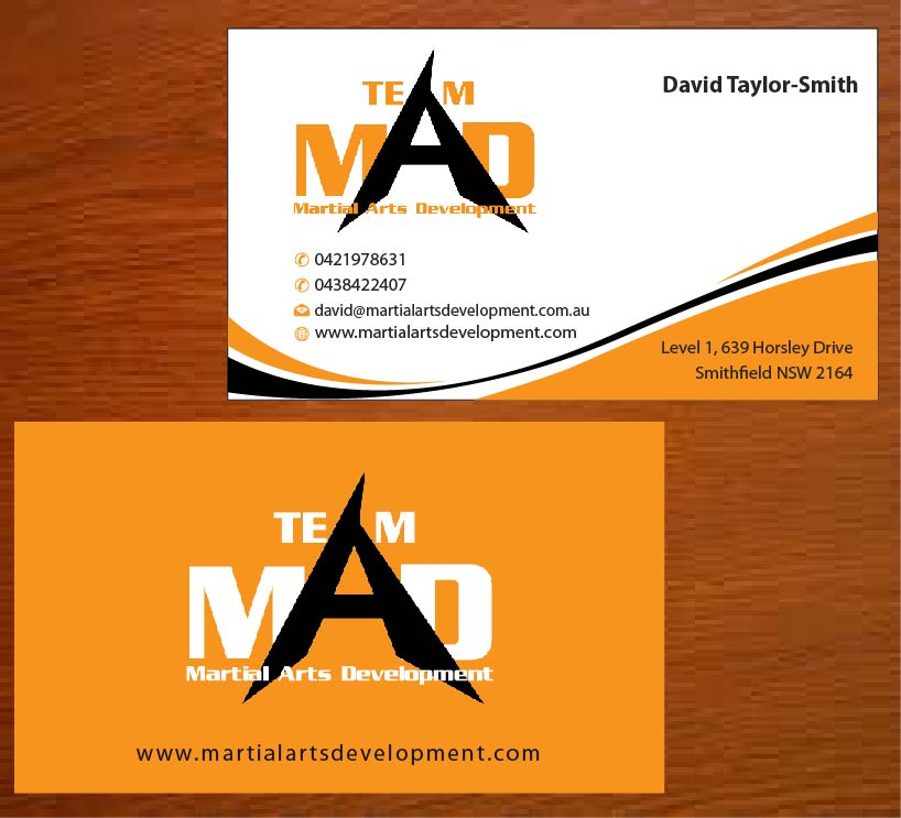 Business Card Design by Joy16589 for Martial Arts Development | Design #3374685