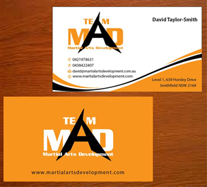 Business Card Design by Joy16589 for Martial Arts Development | Design: #3374685