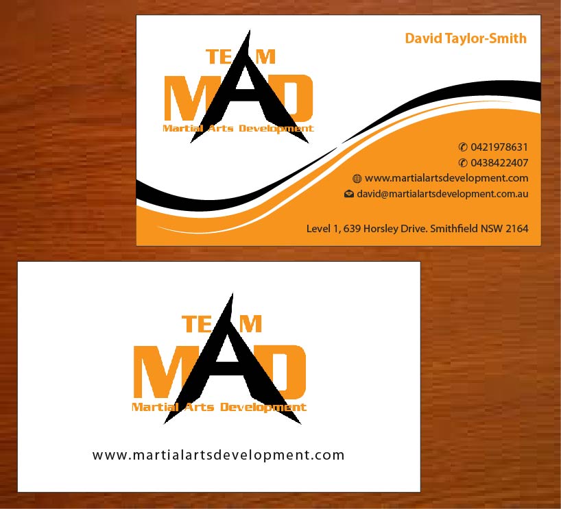 Business Card Design by Joy16589 for Martial Arts Development | Design #3374687