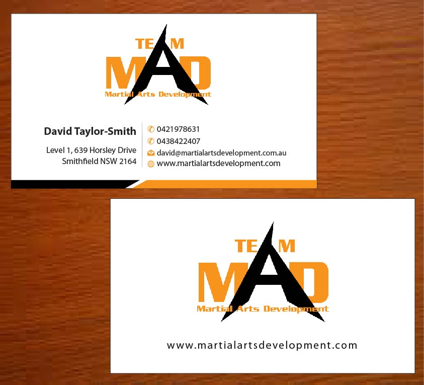 Business Card Design by Joy16589 for Martial Arts Development | Design #3374690