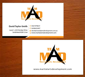 Business Card Design by Joy16589 for Martial Arts Development | Design: #3374690
