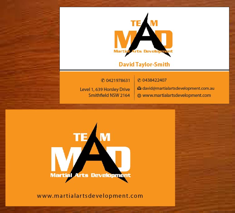 Business Card Design by Joy16589 for Martial Arts Development | Design #3374694