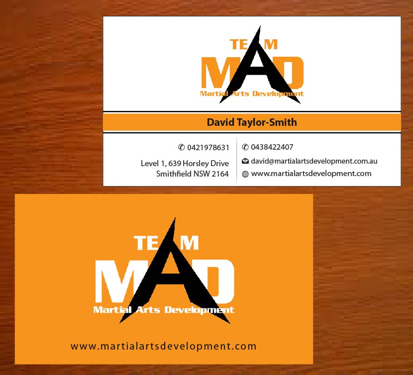 Business Card Design by Joy16589 for Martial Arts Development | Design #3374697