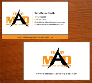 Business Card Design by Joy16589 for Martial Arts Development | Design: #3374726