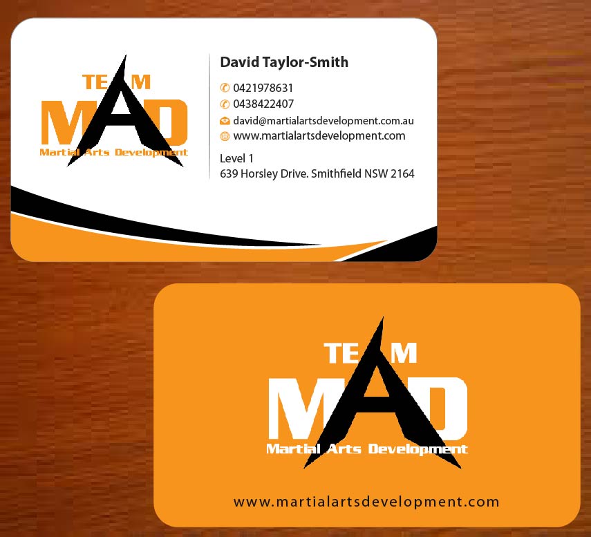 Business Card Design by Joy16589 for Martial Arts Development | Design #3374880