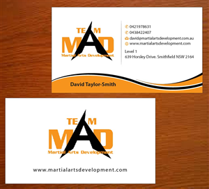Business Card Design by Joy16589 for Martial Arts Development | Design: #3374884