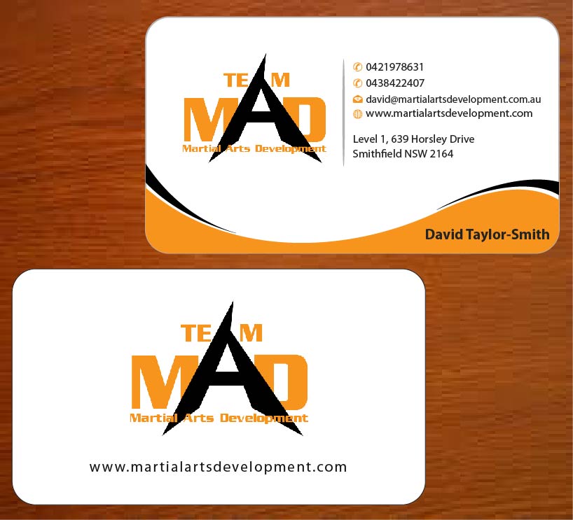 Business Card Design by Joy16589 for Martial Arts Development | Design #3374903