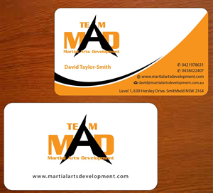 Business Card Design by Joy16589 for Martial Arts Development | Design: #3374910