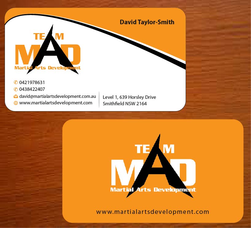 Business Card Design by Joy16589 for Martial Arts Development | Design #3374915