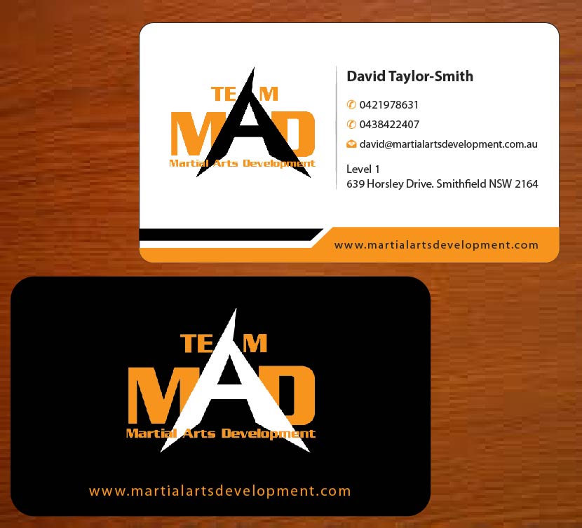 Business Card Design by Joy16589 for Martial Arts Development | Design #3374933