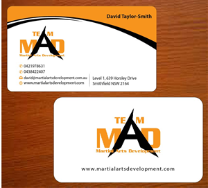 Business Card Design by Joy16589 for Martial Arts Development | Design: #3374937