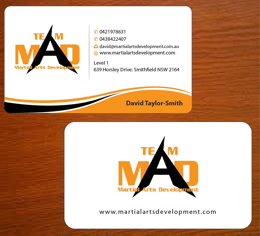 Business Card Design by Joy16589 for Martial Arts Development | Design #3374947