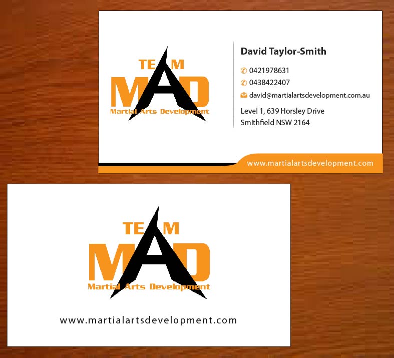 Business Card Design by Joy16589 for Martial Arts Development | Design #3374951