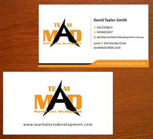 Business Card Design by Joy16589 for Martial Arts Development | Design: #3374951
