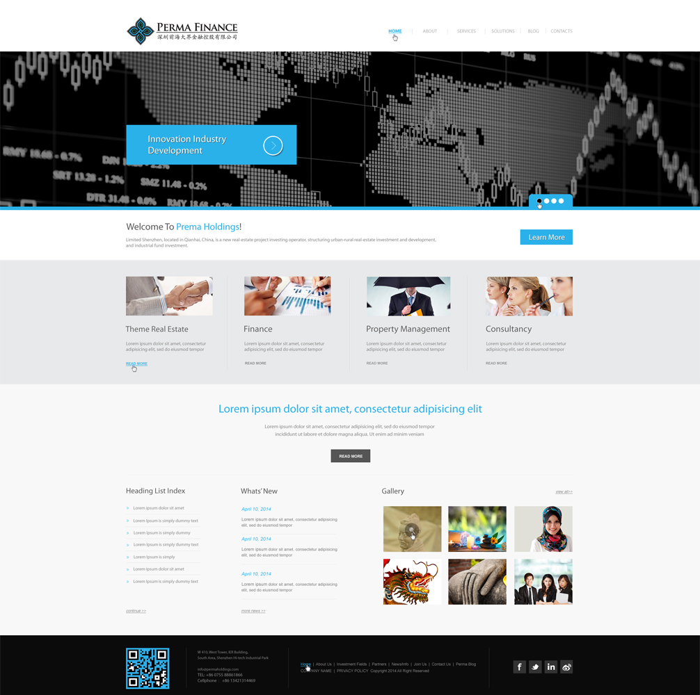 Web Design by aarsita for SR-Design | Design #3416680
