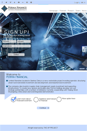 Perma Finance | Web-Design von Arthesia Creative