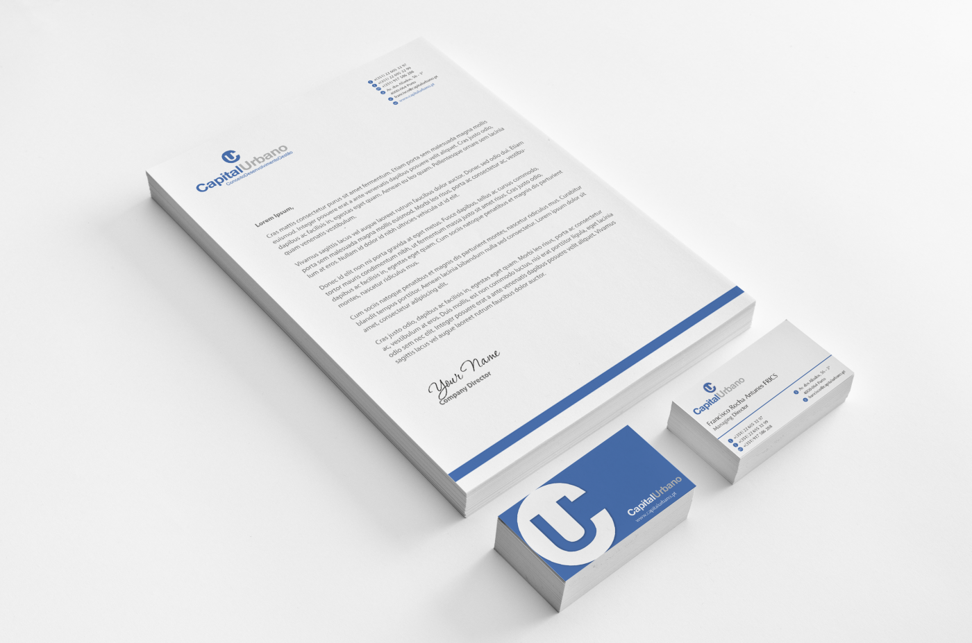 Stationery Design by HYPdesign for Capital Urbano | Design #834515