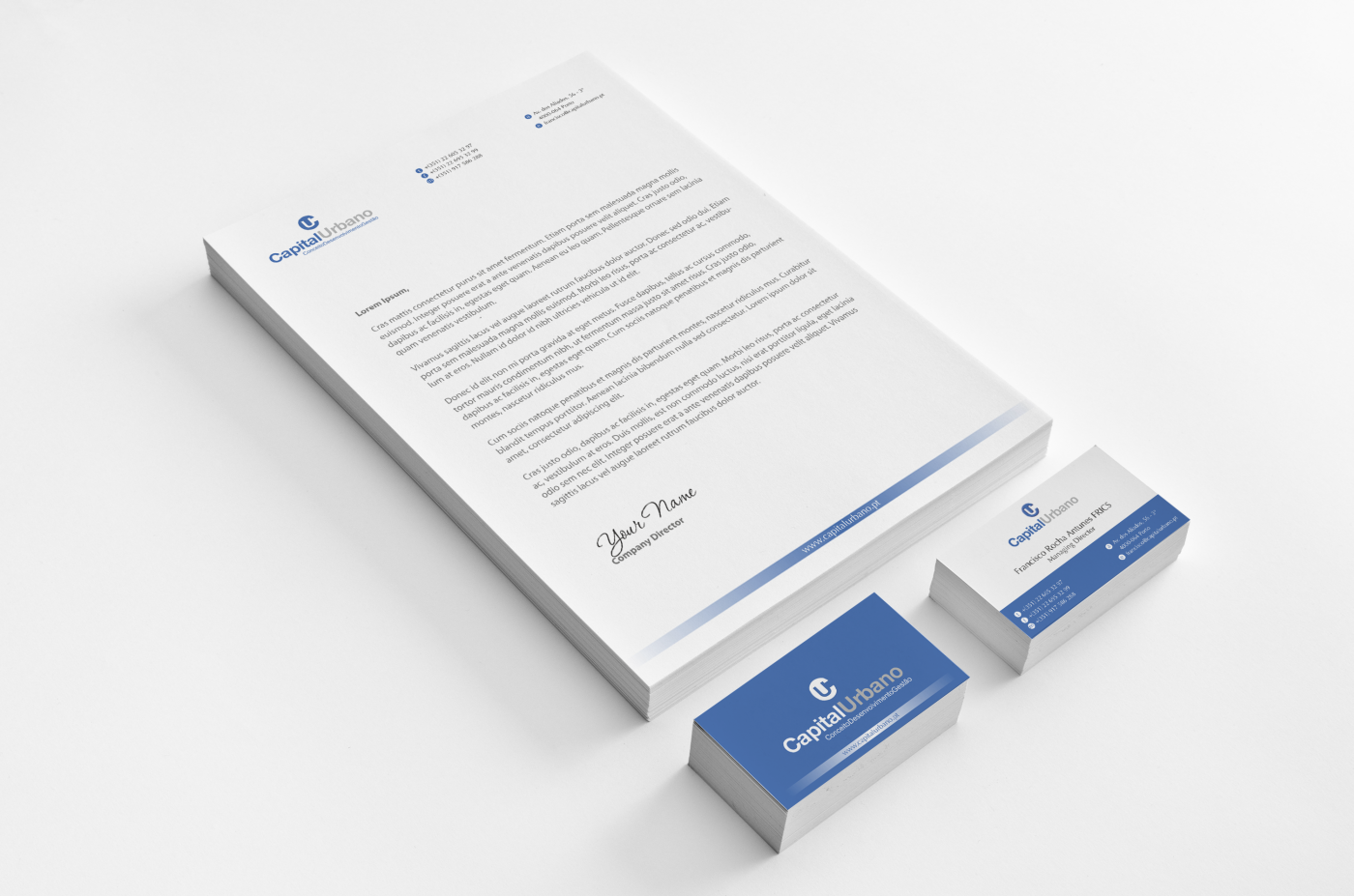 Design de Papeterie par HYPdesign pour Capital Urbano | Design #834522