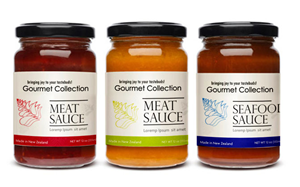 New sauce/condiment range label design