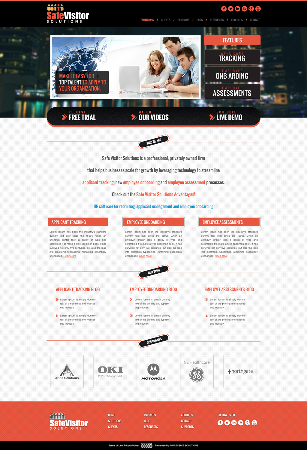 Wordpress Design by Impressive Sol for Safe Hiring Solutions LLC | Design #3396339