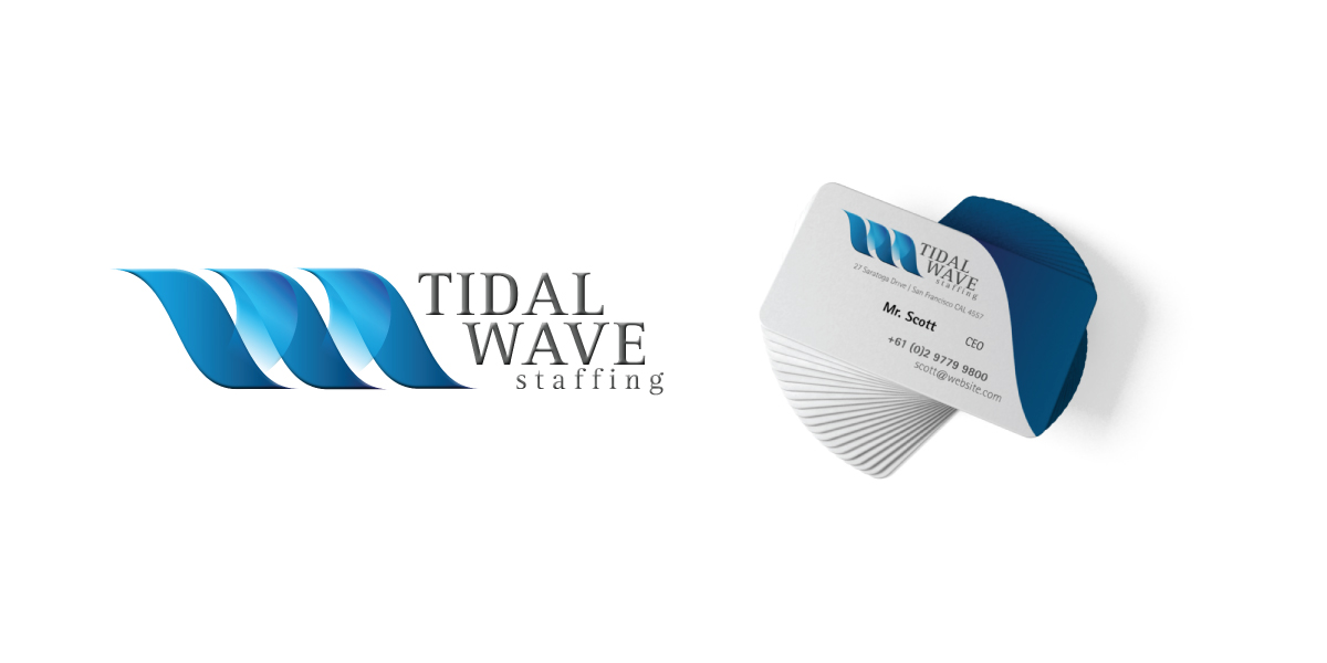 Logo Design by papaukke for Tidal Wave Staffing LLC | Design #3392170