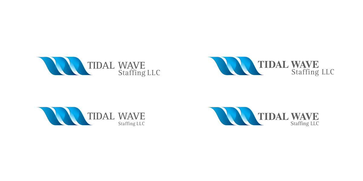 Logo Design by papaukke for Tidal Wave Staffing LLC | Design #3392317