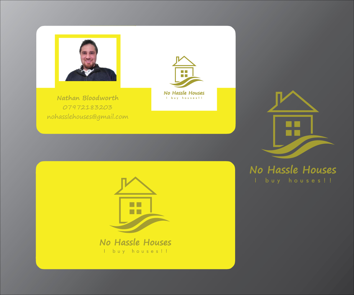 Economical Personable Business Card Design For Nathan Bloodworth Business Card Design By Tjax For Property Investor Needs A With Logo