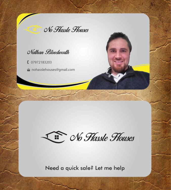 Economical Personable Business Card Design For Nathan Bloodworth Business Card Design By Sandy1155 For Property Investor Needs A With Logo