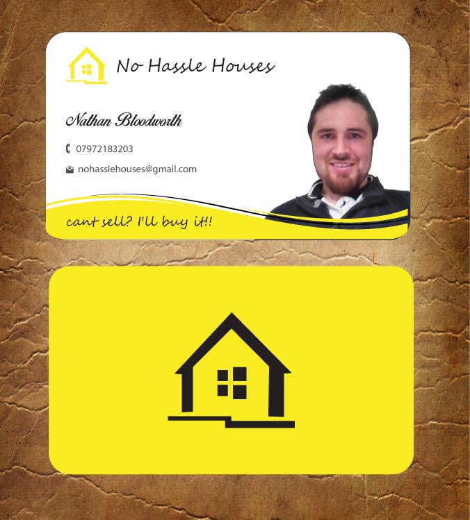 Economical Personable Business Card Design For Nathan Bloodworth Business Card Design By Sandy1155 For Property Investor Needs A With Logo