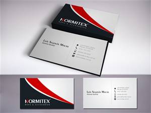 Business Card Design by LR Design for NORMITEX | Design: #3406512