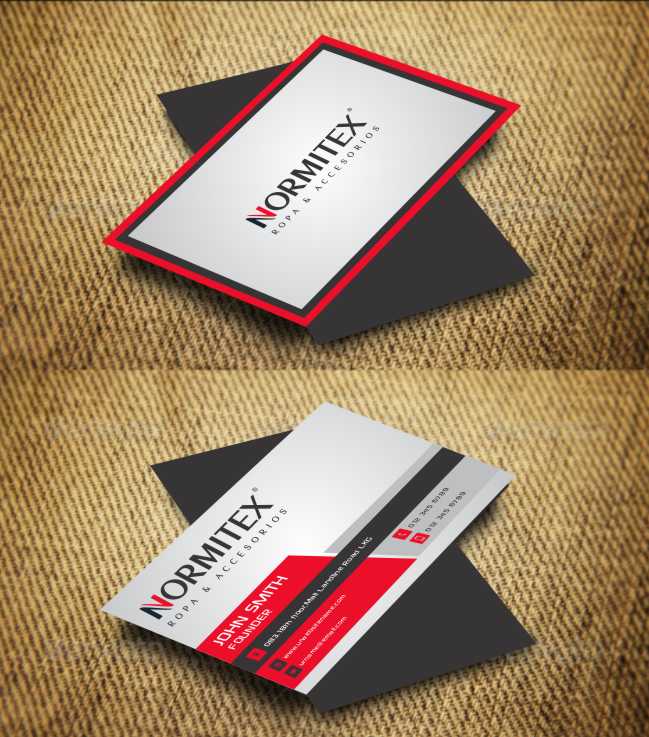 Business Card Design by AwsomeD for NORMITEX | Design #3377450
