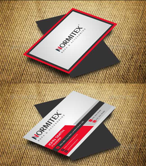 Business Card Design by AwsomeD for NORMITEX | Design: #3377450