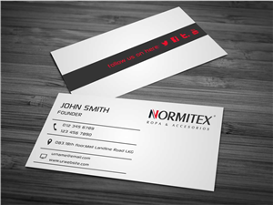 Business Card Design by AwsomeD for NORMITEX | Design: #3377451